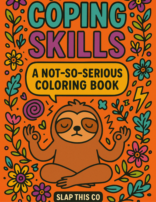 Coping Skills Coloring Book - Digital Download